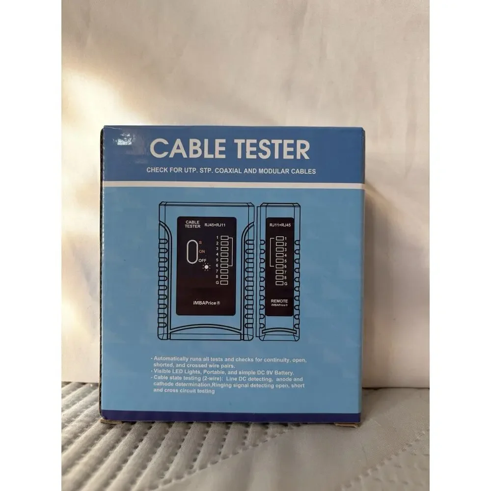 Cable Tester 468 Series Check for UTP STP Coaxial and Modular Cables RJ45 CT468